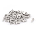 thumbnail image 1 of Unique Bargains 50 Pcs #6-32 x 3/8' Stainless Steel Phillips Truss Button Head Machine Screws, 1 of 2