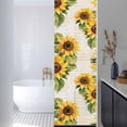 thumbnail image 3 of Reusable Static Cling Window Tints, Sunflower Window Privacy Film Frosted, Summer Botanical Vintage Floral Spring Heat Control Windows Films for Offices, Balcony, 29.5 x 118 Inches, 3 of 9