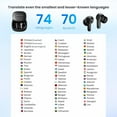 thumbnail image 2 of M3 Offline AI Translator Earbuds with Two-Way Real-Time Translation for 144 Languages and Accents No Subscription Required, 2 of 7