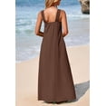 thumbnail image 2 of Vestido de verano PRETTYGARDEN 2025 casual largo sin mangas para mujer, 2 of 9