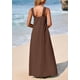 thumbnail image 2 of Vestido de verano PRETTYGARDEN 2025 casual largo sin mangas para mujer, 2 of 9