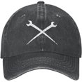 thumbnail image 2 of Ironworker Crossed Tools Baseball Cap Golf Dad Hat Adjustable Unconstructed for Men Women, One Size-X-Large, 2 of 8