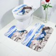 thumbnail image 1 of Juego De 3 Alfombras Antideslizantes Para Absorber Agua, Alfombras, Alfombrillas De Baño, Decoración De Baño (C Likrtyny Arte Deco, 1 of 7