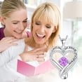 thumbnail image 4 of Baorden Heart Birthstone Necklace, 4 of 6