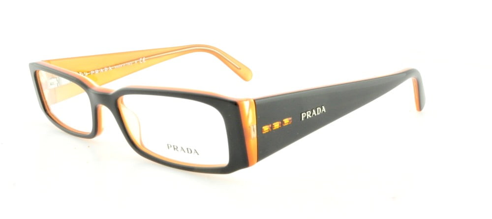 orange prada glasses