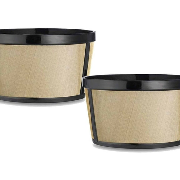 One AllÂ 4-Cup Permanent Basket-Style Coffee Filter - One All Model - 2-BF111-CB-6 - Set of 2 Gift Bundle
