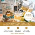 thumbnail image 3 of DelighTeas Ayurvedic CCF Ginger Tea - Cumin, Coriander, Fennel, Ginger Detox Tea - Enhances Nutrient Absorption (Loose Tea, 35 Servings, 3 oz.), 3 of 7