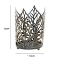thumbnail image 4 of Portavelas Linterna 11.5x15cm Tealight Stand Centro de Ornamento Negro + Portavelas 11.5x15cm Tealight Stand Centro de Ornamento Sunnimix Porta vela, 4 of 8