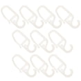 thumbnail image 3 of Shisuyan 10 Pcs Crochets de Rail de Rideau Petits Crochets de Rideau Crochets de Draperie pour Plafond Draperie Rideau, 3 of 9