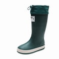 thumbnail image 4 of RXMEKW Short Rain Boots for Women, Japanese Style Solid Color Waterproof High Top Rain Boots, 4 of 8