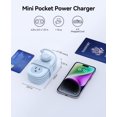 thumbnail image 4 of ORICO Blue Travel Power Strip PD20W with 4 AC Outlets 3 USB Ports (1 USB-C), 4FT Flat Plug Extension Cord, Compact Portable Design for Busi, 4 of 8