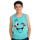 thumbnail image 4 of Niños Pequeños Camisola 3-15Years sin Mangas Tela Suave Gradiente Impresión Moda Linda para la Fiesta Informal, 4 of 8