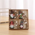thumbnail image 5 of JYYYBF 4Pcs Christmas Tree Ornament, Cute Decorative Hanging Wood Ornament Art Craft for Christmas Party, 5 of 7