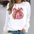 thumbnail image 6 of Frostluinai Crew Neck Sweatshirts for Women Happy Thanksgiving Pullover Long Sleeve Pumpkin Graphic Sweat Shirts Fall Gifts for Woman, 6 of 7