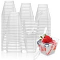 thumbnail image 2 of 100/50Pack 2OZ Mini Dessert Cups Spoon Style Without Spoon Style For Party Small Plastic Dessert Cups For Kitchen Dessert Shoote, 2 of 8