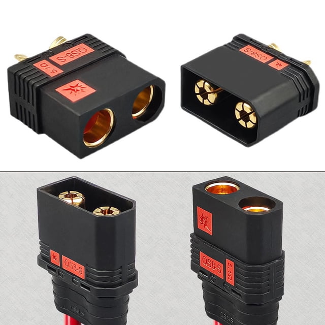 1Pc Qs8-S Male/Female Battery Resistant Connector Connector Anti-Static Connector Energy Power Tool Replacement Accessories