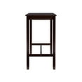 thumbnail image 4 of Riverbay Furniture Transitional Wood Bar Height Pub Table in Walnut Brown, 4 of 12
