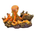 thumbnail image 1 of Estatuas y figuritas Adornos Resina Pulpo amarillo Decoración de pecera Adornos de escritorio de oficina en casa Paisaje Barco Manualidades, 1 of 5