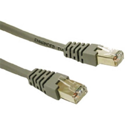 10ft SHIELDED CAT 5E MOLDED PATCH CABLE GREY price history on PriceWatchPro