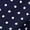 blue, variant on Sexy retro vacation style halter neck dress, slim-fit deep V-neck polka dot slip dress