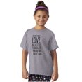 thumbnail image 4 of Cute Chocoholic All You Need is Love Girls Kids T Shirt Tees Teen Brisco Brands M, 4 of 5