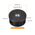 thumbnail image 2 of Unique Bargains 12Pcs Round Black Tube Inserts with M8 Thread, for 35mm/1.38' OD Round Tube, 2 of 6
