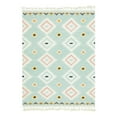 thumbnail image 3 of Unique Loom Mesa Collection Area Rug - Papago (9' x 12' 2" Rectangle Light Aqua/Ivory), 3 of 7