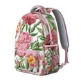 thumbnail image 2 of Vintage Botanical Flower Backpack Lightweight and Multifunctional Students’s Backpack with Tropical Flower and Butterfly Design for School and Travel, 2 of 6