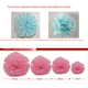 thumbnail image 2 of Bola de flores de papel de peonía de 10 pulgadas y 25 cm para manualidades, decoración para centros comerciales, bodas, fiestas de cumpleaños, 2 of 5
