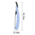 thumbnail image 2 of Stainless Steel Straight Edge Haircut Razor Folding Straight Razor Single Edge Replaceable Blade Fits All Double Edge Razor Blades, 2 of 5
