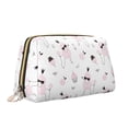 thumbnail image 2 of Xecao Cute Poodle Dog Print Fashion Makeup PVC Bag Large Capacity Travel Cosmetic Bag for Women Organizer Toiletry Clutch, 2 of 8