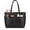 Black, variant on LOVEVOOK 15.6 Inch Laptop Bag for Women, Vintage Leather Work Tote Bags with Large Cup Holder, Teacher Nurse Medical Professional Computer Bag, Office Briefcase Handbag Gift