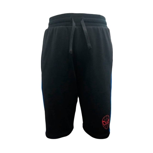 Bermuda Marvel Talla 10 Larga Estampado Lateral Spiderman Azul