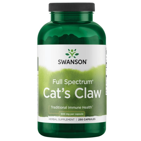 Swanson Cat's Claw 500 mg 250 Capsules