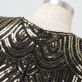 thumbnail image 5 of Vestido vintage con lentejuelas y borlas para mujer de los años 20 - Disfraz gótico de fiesta para tallas grandes - Ropa sexy y casual para salir por la noche, 5 of 5