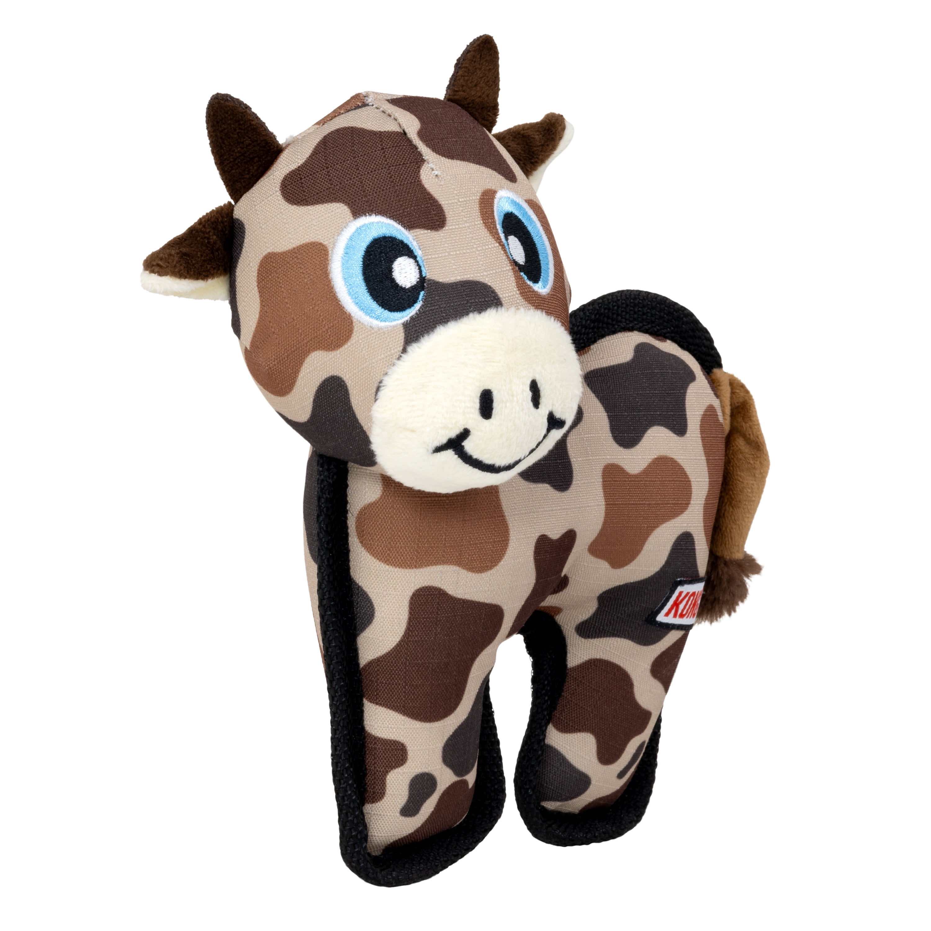 KONG® Ballistic® Cow Squeaker Dog Toy, Medium, for Dogs Between 15-35 lbs