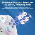 thumbnail image 2 of Switch Pro Controller for Switch/Steam/PC/IOS/Android,PC Controller Wireless with 11 Light Mode/Hall Effect Joysticks/Trigger/Programmable/Vibration/Turbo/Wakeup-White, 2 of 7