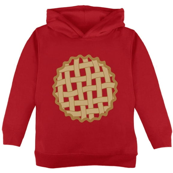 Halloween Lattice Pie Costume Strawberry Cherry Toddler Hoodie Red 4T