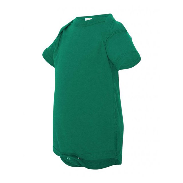 FIne Jersey Infant Lap Shoulder Creeper - Kelly Green - 6 Months