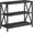 Black, variant on Sofa Table, Industrial Console Table, 3-Tier Narrow Side Table with Open Shelves, Foyer Table for Entryway, Hallway, Kitchen, Living Room and Bedroom, Easy Assembly, Black CTHB8001