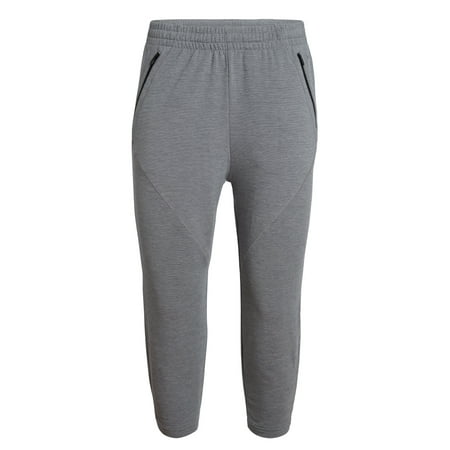 Icebreaker Women's Cool-Lite Momentum 3Q Pants Fossil/Snow Heather S