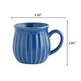 thumbnail image 5 of The Pioneer Woman Colette 12-Ounce Stoneware Mug, Blue, 5 of 6