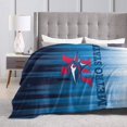thumbnail image 4 of Metropolitan State University of Denver Logo Fleece Blanket, Very Soft Microfiber Flannel Blanket for Couch Warm and Cozy for All Seasons, 4 of 6