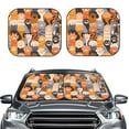 thumbnail image 2 of Balery Cute Cat Paw Parasol para parabrisas de coche de 2 piezas | Parasol plegable para parabrisas delantero de coche para la mayoría de sedanes-Small, 2 of 6