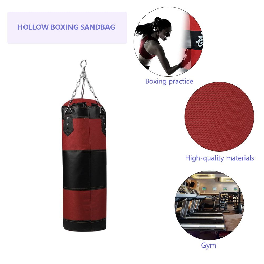 Florencenid 70cm sandbag Empty Training Fitness MMA Boxing Bag Hook Hanging Kick Fight Bag Sand Punch Punching Bag Sandbag