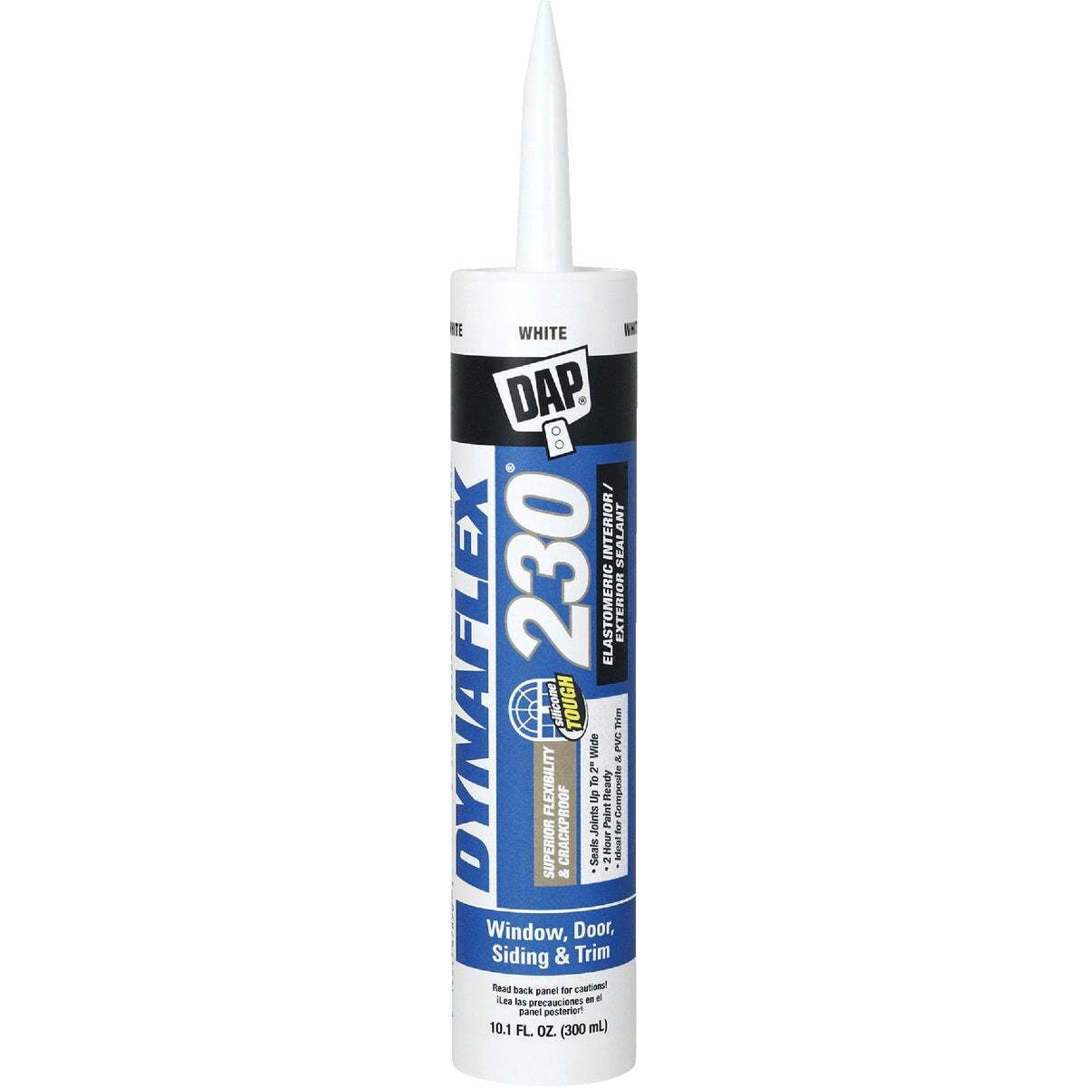 (4 pack) DAP Dynaflex 230 10.1 oz White Premium Latex Sealant Door and Trim