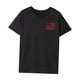 thumbnail image 3 of Camiseta de mujer Ropa de moda de verano Camiseta con cuello redondo para viajes en la calle Camping Negro, 3 of 7