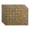 thumbnail image 1 of FASÄDE 18in x 24in Miniquattro Copper Fantasy Backsplash Panel (5 Pack), 1 of 6