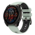 thumbnail image 2 of For Garmin Fenix 7 / 7 Pro / 6 / 6 Pro Replacement Band QuickFit 22mm Dual-Color Silicone Watc, 2 of 5