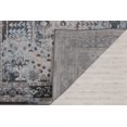 thumbnail image 6 of Ladole Rugs Pasific Cream Brown Blue Bordered Design Vintage Style Durable Indoor Runner Rug Carpet, 3x5 (2'7" x 4'11", 80cm x 150cm), 6 of 6